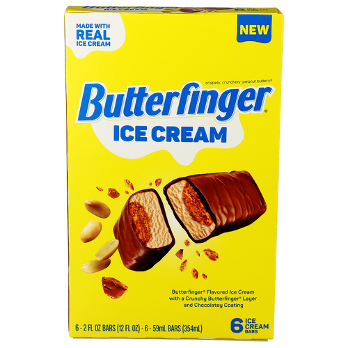 Butterfinger Ice Cream Bar - 2 Fluid Ounce - 6 Count
