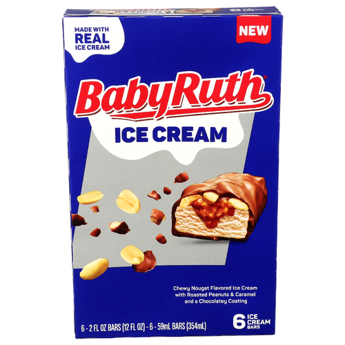 Baby Ruth Chocolate Ice Cream Bars - 2 Fluid Ounce - 6 Count Image 1 of 4