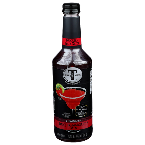 Mr & Mrs T Strawberry Daiquiri-Margarita Mix - 1 Liter