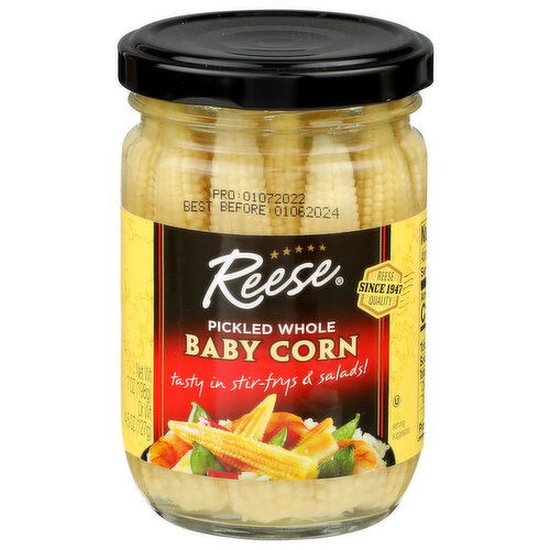 REESE Pickled Whole Baby Corn - 7 Ounce