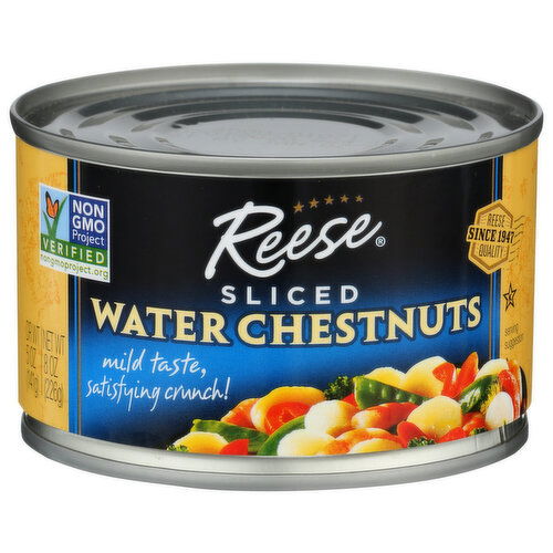 Reese Sliced Water Chestnuts - 8 Ounce