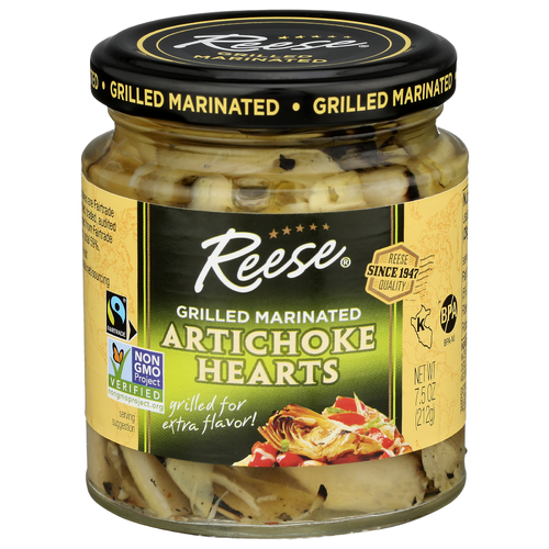 Reese Grilled Marinated Artichoke Hearts Artichokes - 7.5 Ounce