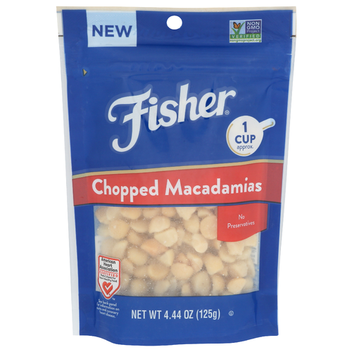 Fisher Nuts Macadamia Chop - 4.44 Ounce