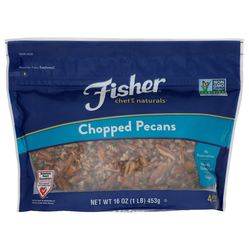 Fisher Chopped Chef's Naturals Pecans - 16 Ounce Image 1 of 4