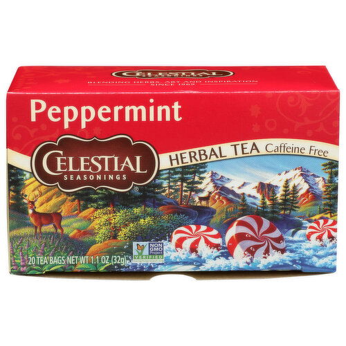 Celestial Seasonings Herbal Tea Peppermint - 0.055 Ounce - 20 Count