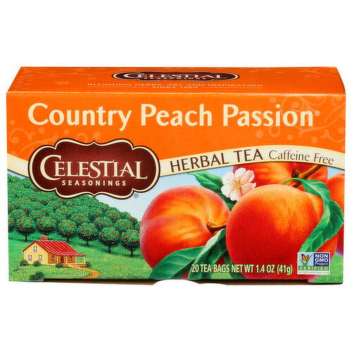 Celestial Seasonings Tea Country Peach Passion - 0.07 Ounce - 20 Count