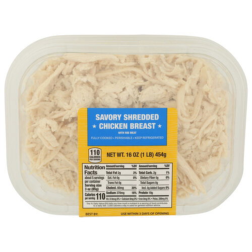 Eddy Savory Shredded Chicken Breast - 16 Ounce Image 1 of 4
