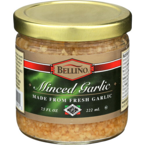 Bellino Minced Garlic - 7.5 Fluid Ounce Image 1 of 2