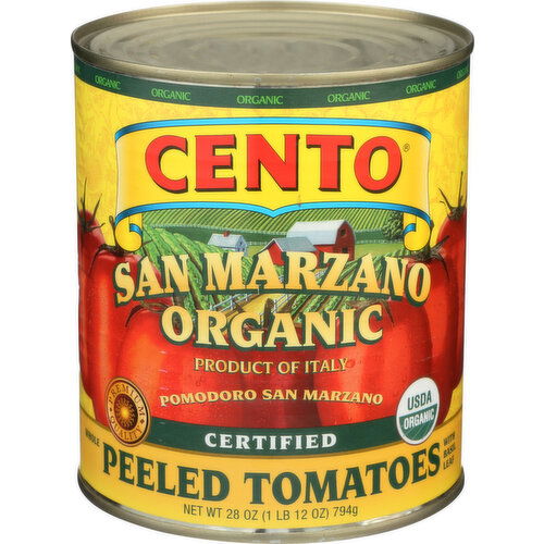 Cento Organic San Marzano Tomato Canned Tomatoes - 28 Ounce