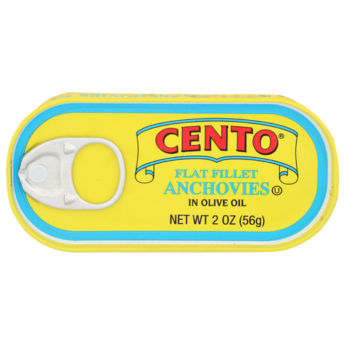 Cento In Olive Oil Flat Fillet Anchovies - 2 Ounce