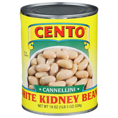 Cento Cannellini White Kidney Bean - 19 Ounce