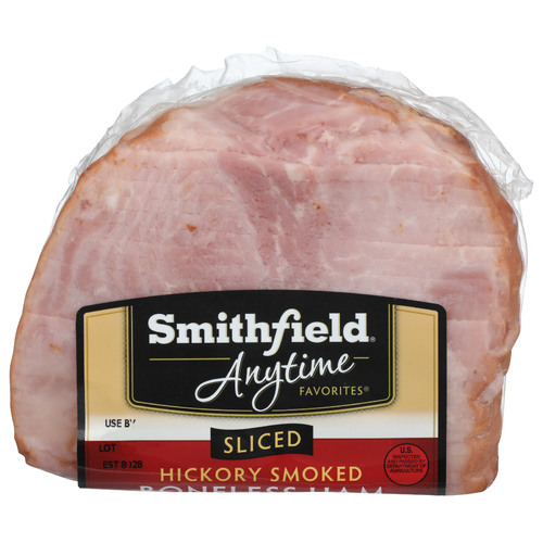 Smithfield Anytime Favorites Boneless Sliced Hickory Smoked Quarter Ham - 1.5 Pound