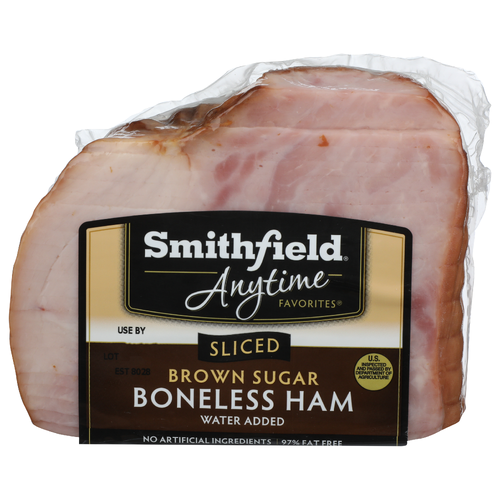Smithfield Anytime Favorites Boneless Sliced Brown Sugar Quarter Ham - 1.5 Pound
