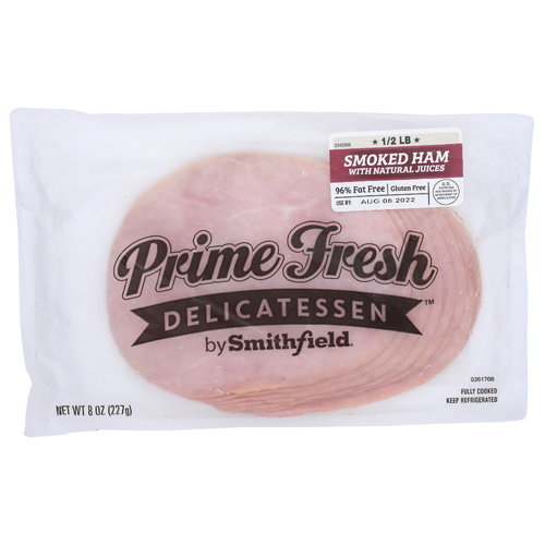 Delicatessen By Smithfield Prime Fresh Smoked Ham - 8 Ounce