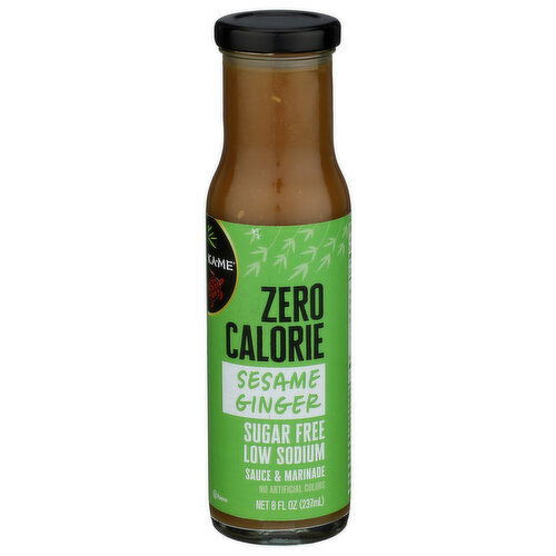 KA-ME Sesame Ginger Zero Calories Sauce - 8 Fluid Ounce