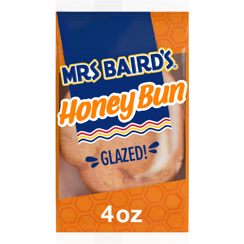 Mrs Baird's Glazed! Individual Honey Bun - 4 Fluid Ounce Image 1 of 4