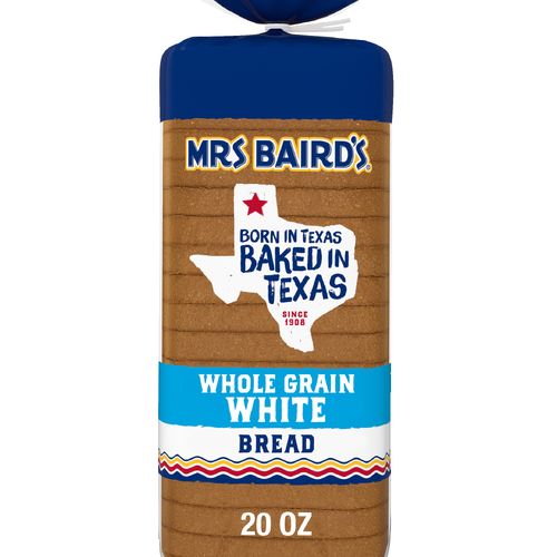 Mrs Baird's Whole Grain White Bread - 20 Ounce