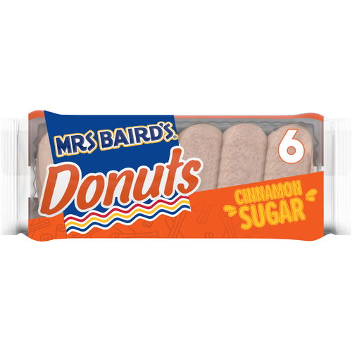 Mrs Baird's Cinnamon Sugar Mini Donuts - 0.375 Fluid Ounce - 8 Count