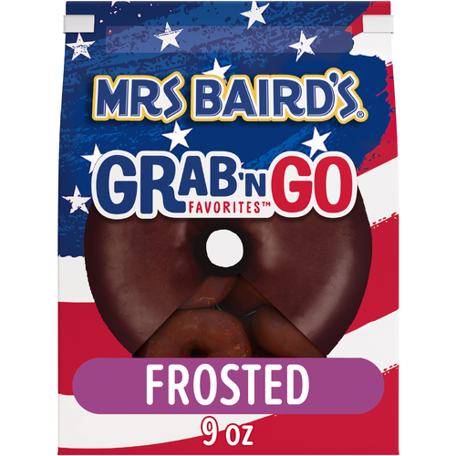Mrs Baird's Frosted Mini Donuts - 9.5 Fluid Ounce Image 1 of 4