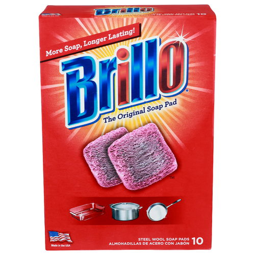 Brillo Steel Wool Soap Pads - 10 Count