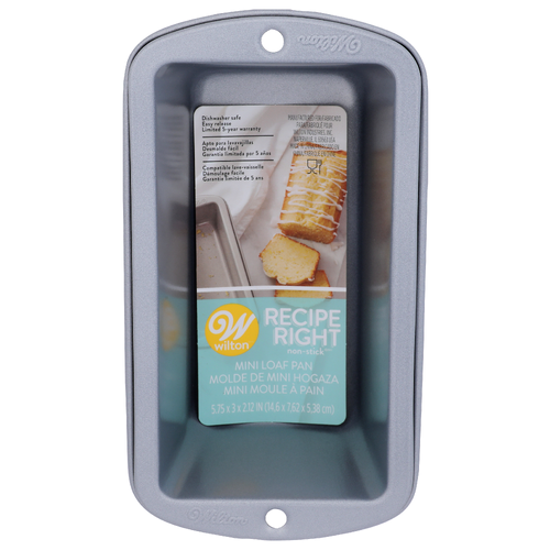 Wilton Mini Loaf Pan Recipe Right Non-Stick - 1 Each