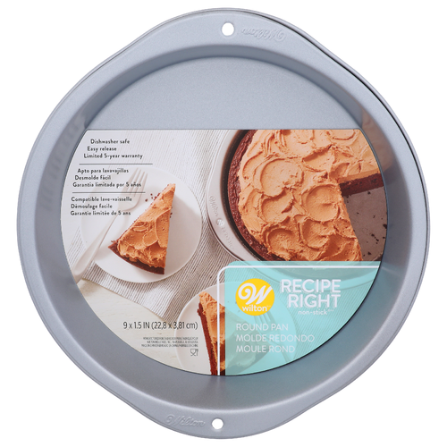 Wilton Round Pan Recipe Right Non-Stick - 1 Each