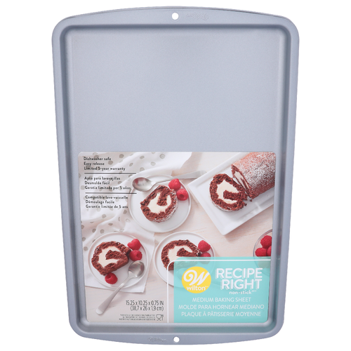 Wilton Medium Baking Sheet Recipe Right Non-Stick - 1 Each