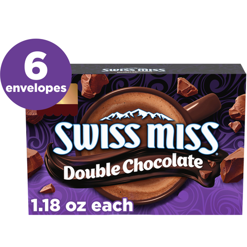 Swiss Miss Double Chocolate Flavor Hot Cocoa Mix - 7.08 Ounce Image 1 of 4