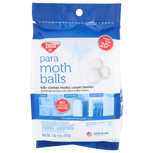 Enoz Para Moth Balls - 20 Ounce