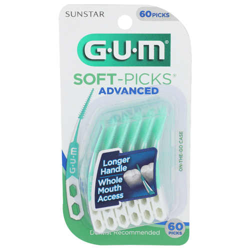 GUM Advanced Soft-Picks - 60 Count