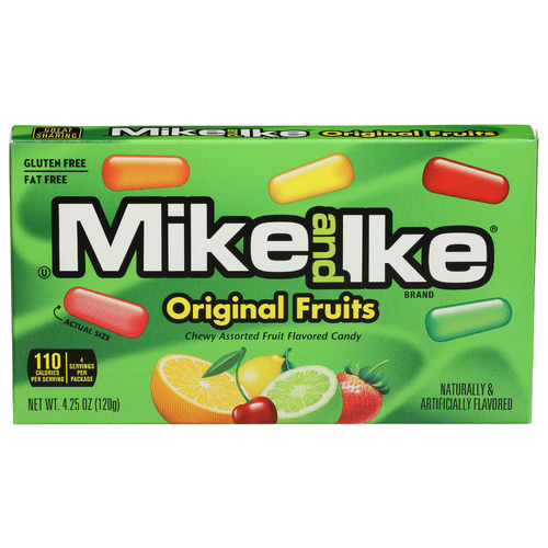 MIKE & IKE Fruity Mike And Ike Original Theater Box - 4.25 Ounce