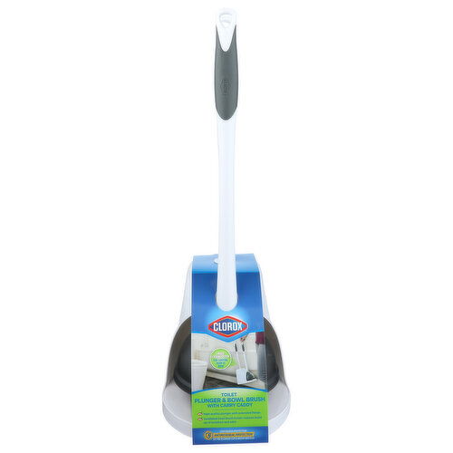 Clorox Plunger & Bowl Brush, Toilet - 1 Each