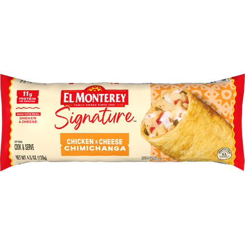 El Monterey Signature Chicken & Cheese Chimichanga - 4.5 Ounce