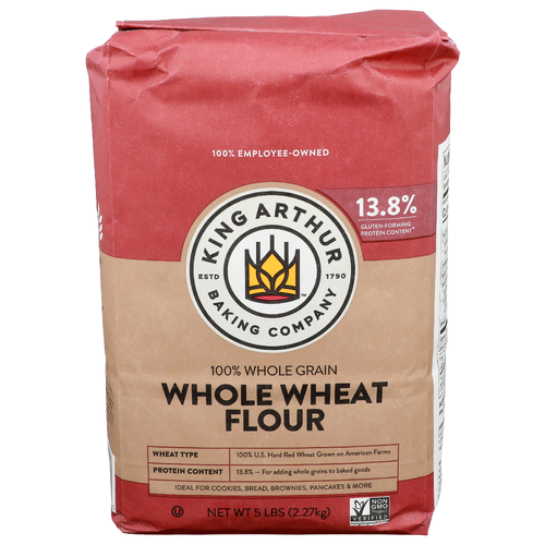 King Arthur Baking Company Whole Wheat Flour - 5 Pound