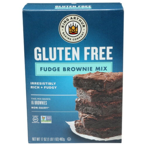 King Arthur Baking Company Gluten Free Fudge Brownie Mix - 1.063 Ounce - 16 Count