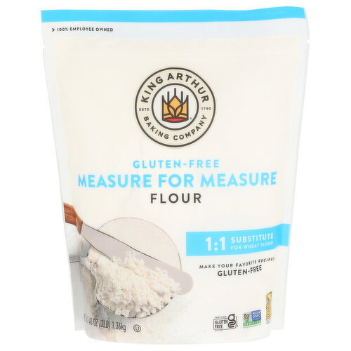 King Arthur Baking Company Gluten Free Measure For Flour - 48 Ounce