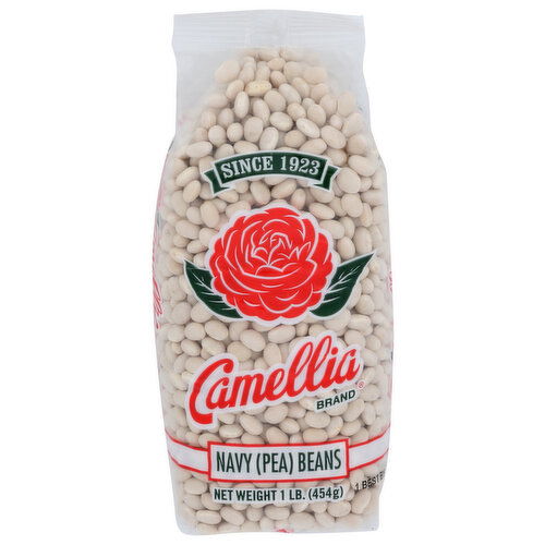 Camellia Brand Navy Pea Beans 12 1 Bags - 1 Pound