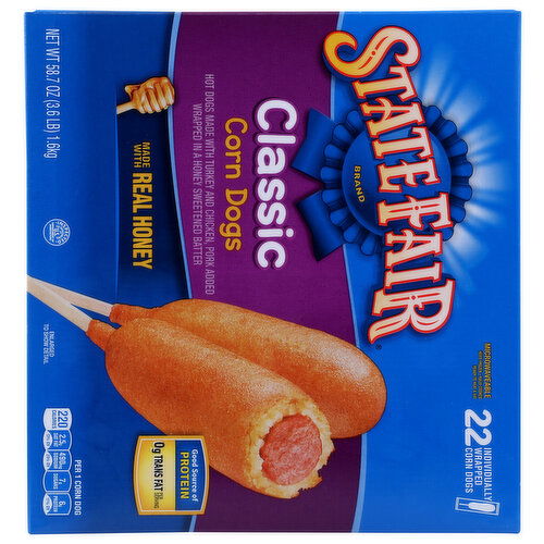 BROOKSHIRE'S St Fair Corndog Org - 2.668 Ounce - 22 Count