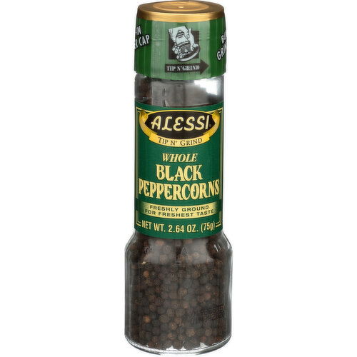ALESSI Peppercorn Black Pepper - 2.64 Ounce