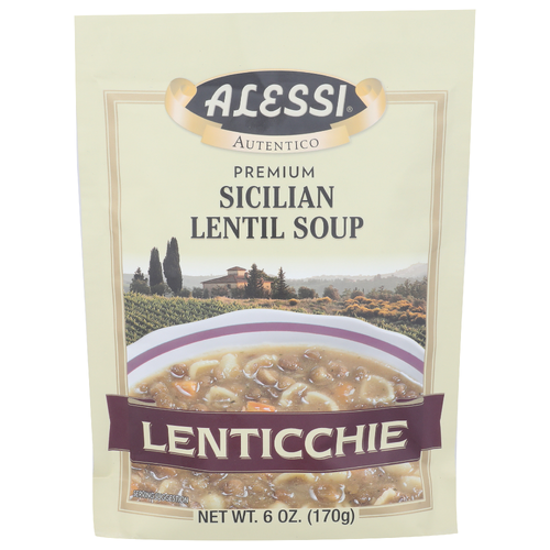 Alessi Lenticchie Sicilian Lentil Soup - 6 Ounce
