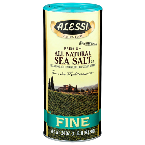 Alessi Fine Sea Salt - 24 Ounce