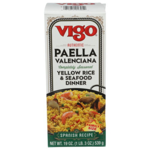 Vigo Paella Yellow Rice & Seafood Dinner - 19 Ounce