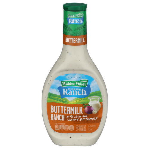 HIDDEN VALLEY Bottled Old Fashioned Buttermilk Ranch 6/16fo - 16 Fluid Ounce