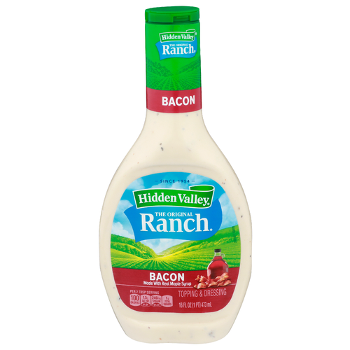 Hidden Valley Bacon Topping & Dressing The Original Ranch - 16 Fluid Ounce