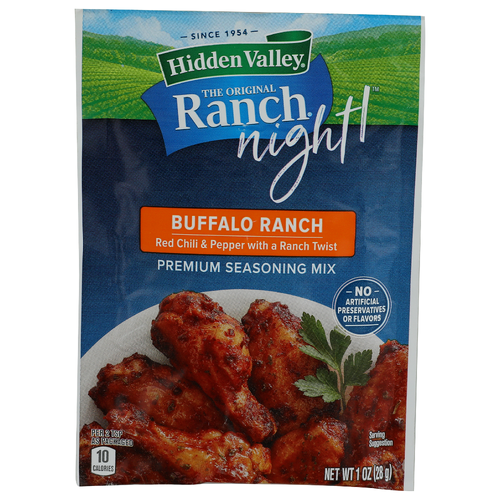 BROOKSHIRE'S Hvr Dry Recipe Sng Mx Buffalo Rnch - 1 Ounce