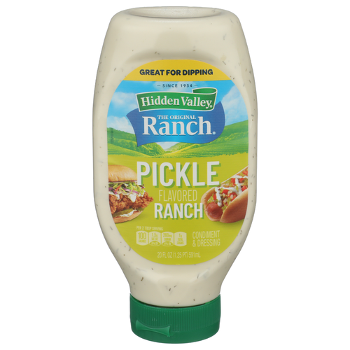 Hidden Valley Pickle Bottled Ez Squeeze Ranch 6/20FO - 20 Fluid Ounce Image 1 of 4