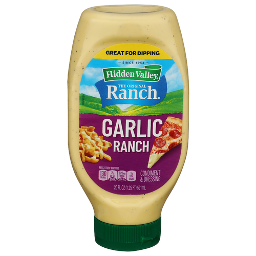Hidden Valley Bottled Ez Squeeze Garlic Ranch - 20 Fluid Ounce