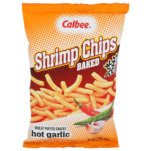Calbee Shrimp Chips Hot Garlic - 3.3 Ounce Image 1 of 4