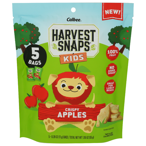 Harvest Snaps Apples Crispy Fruit Apple - 0.39 Ounce - 5 Count