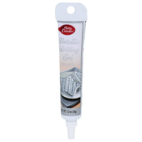 BETTY CROCKER Baking Metallic Gel Silvr - 1.2 Ounce